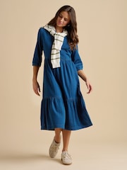 Brakeburn 100% Cotton Jetty Midi Dress - Imagen 5 de 5