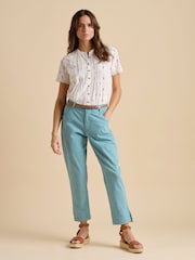 Brakeburn White Tide Pool Blouse - Image 1 of 5