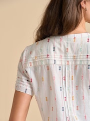 Brakeburn White Tide Pool Blouse - Image 5 of 5