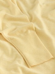 Amarelo - Drape Cowl Neck Knitted Top - Imagem 7 de 7