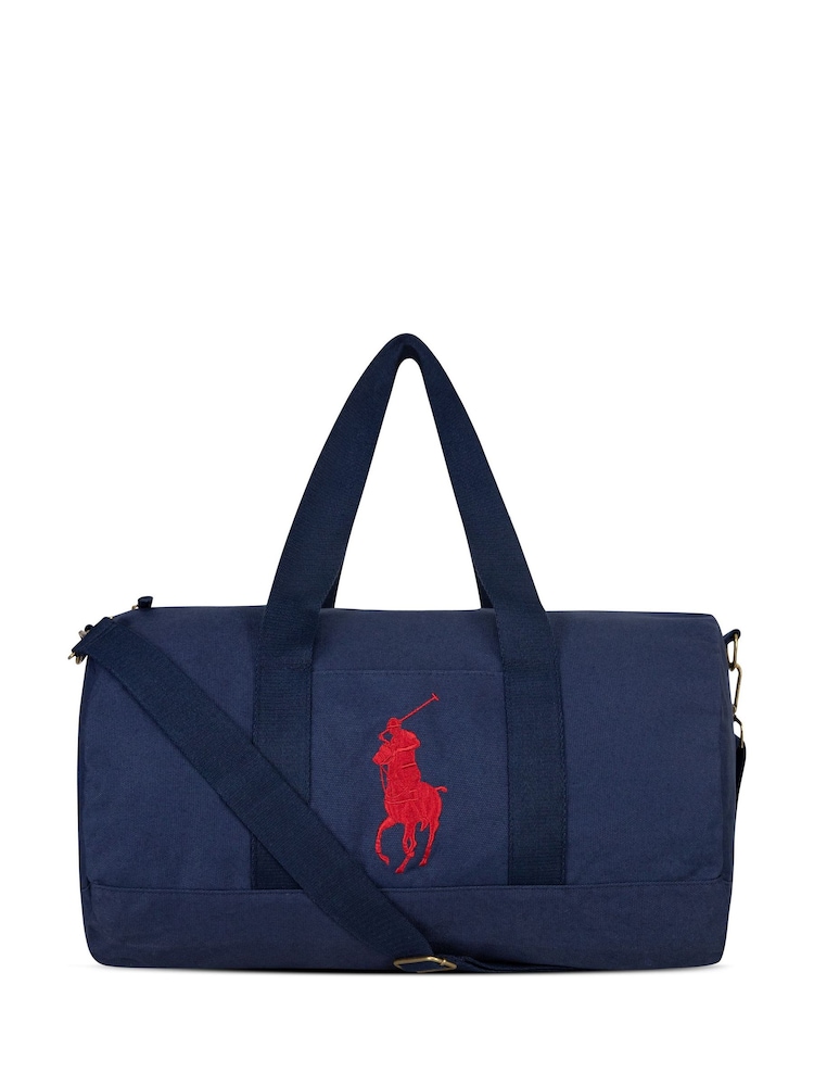 Polo Ralph Lauren Blue Sports Duffle 100% Cotton Bag - Image 1 of 15