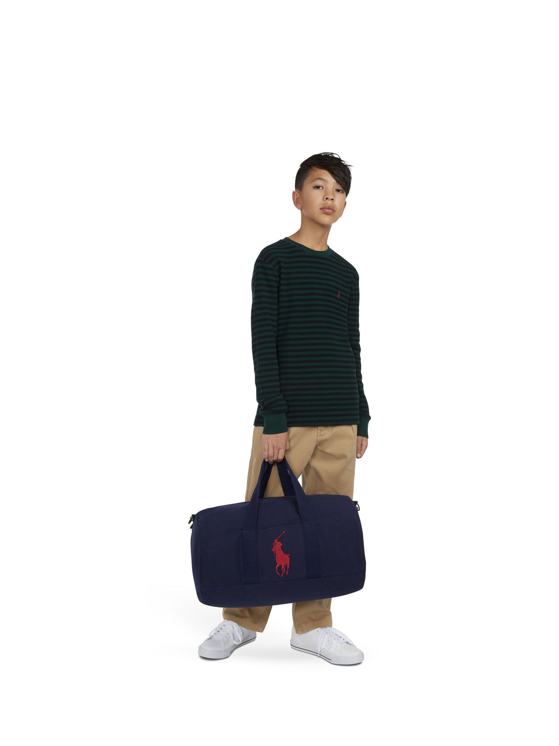 Buy Polo Ralph Lauren Blue Sports Duffle 100% Cotton Bag from Next