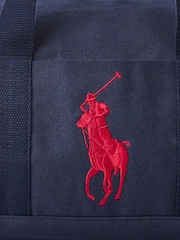 Polo Ralph Lauren Blue Sports Duffle 100% Cotton Bag - Image 12 of 15