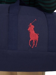 Polo Ralph Lauren Blue Sports Duffle 100% Cotton Bag - Image 13 of 15