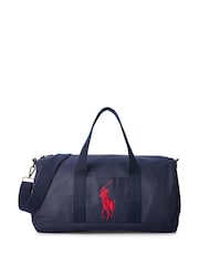 Polo Ralph Lauren Blue Sports Duffle 100% Cotton Bag - Image 3 of 15