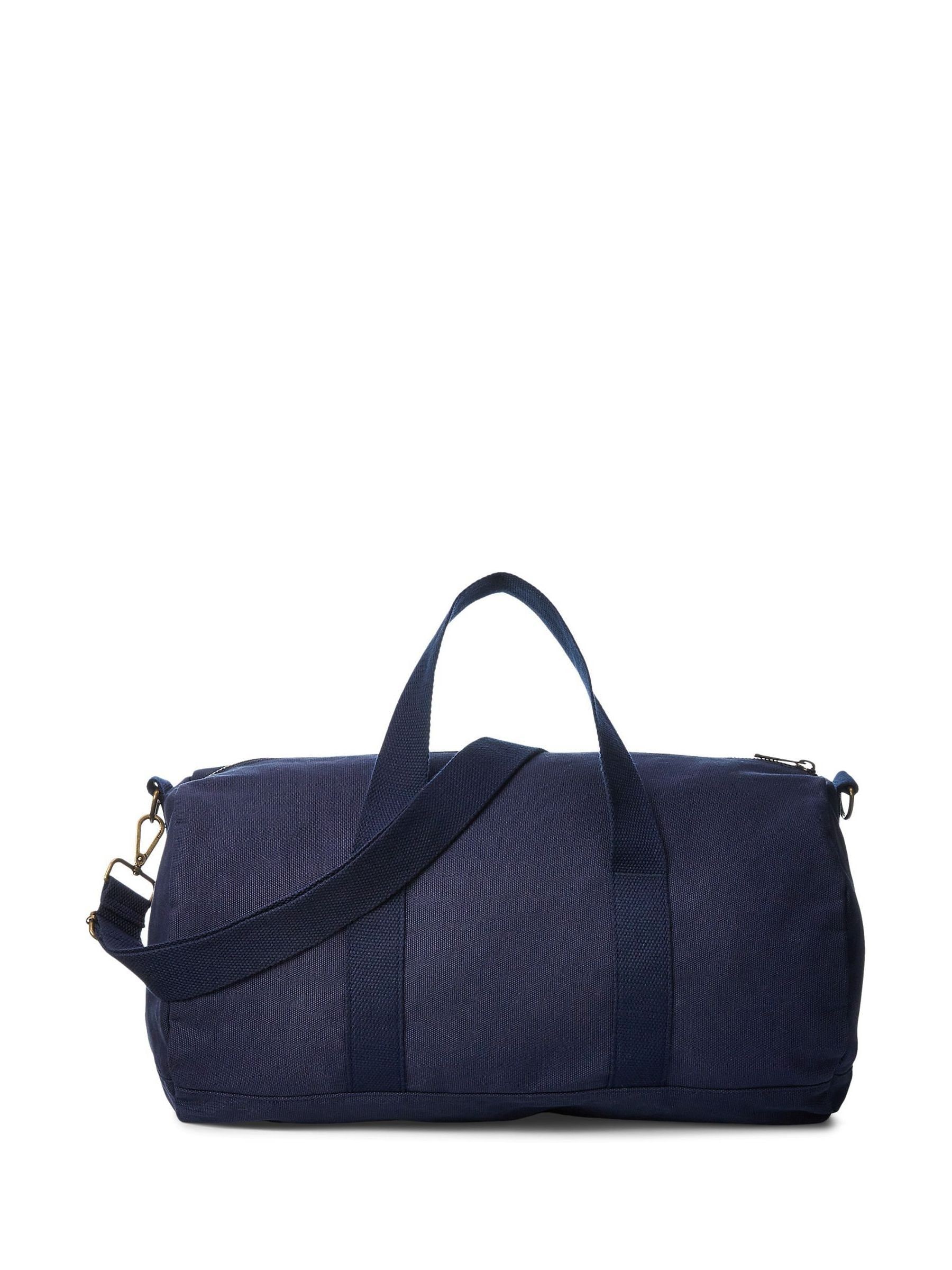 Buy Polo Ralph Lauren Blue Sports Duffle 100% Cotton Bag from Next