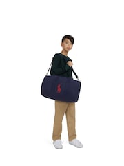Polo Ralph Lauren Blue Sports Duffle 100% Cotton Bag - Image 8 of 15