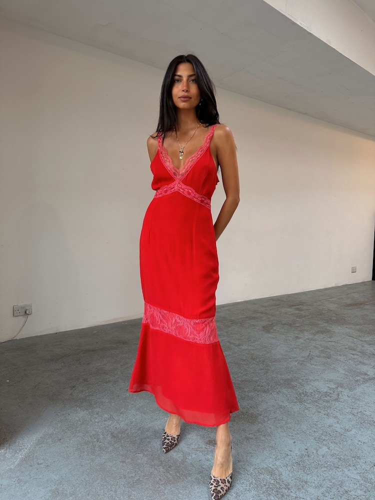 Never Fully Dressed Red Cici Dress - Image 1 of 5