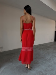 Never Fully Dressed Red Cici Dress - Image 4 of 5