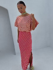 Never Fully Dressed Pink Tilly Dress - Image 1 of 6