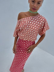 Never Fully Dressed Pink Tilly Dress - Image 3 of 6