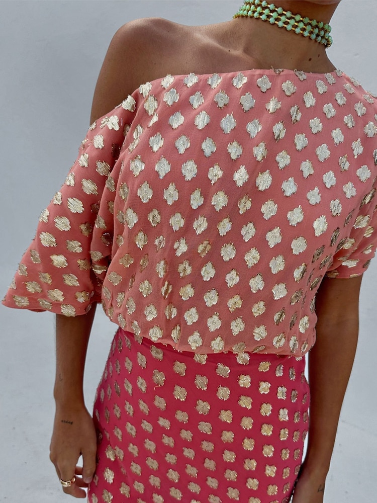 Never Fully Dressed Pink Tilly Dress - Image 4 of 6
