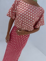 Never Fully Dressed Pink Tilly Dress - Image 5 of 6