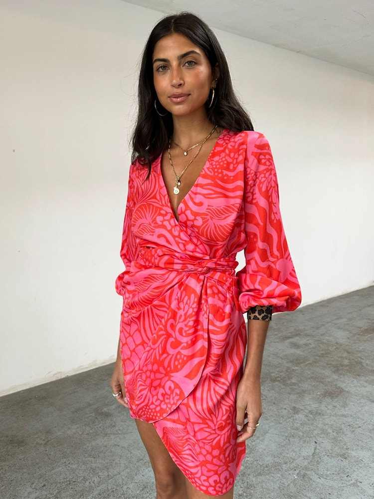 Never Fully Dressed Pink Valentina Vienna Mini Dress - Image 5 of 7