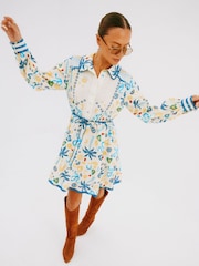 Never Fully Dressed White Savannah 100% Cotton Shirt Dress - Image 2 of 3