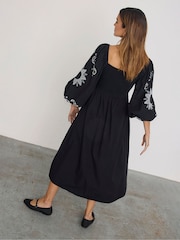 Never Fully Dressed Black Enchanted Belle 100% Cotton Dress - Image 2 of 3