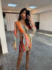 Never Fully Dressed Sunset Stripe Mini Dress - Bild 3 von 3