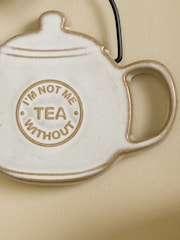 Ceramic Not Me Without Tea Hanging Decoration - Imagen 3 de 4