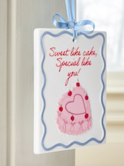 Pink Ceramic Sweet Like Cake Hanging Decoration - Image 2 of 3