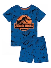 Vanilla Underground Boys Jurassic World Short 100% Cotton Pyjamas Set - صورة 1 من 6