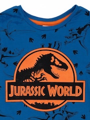 Vanilla Underground Boys Jurassic World Short 100% Cotton Pyjamas Set - صورة 5 من 6
