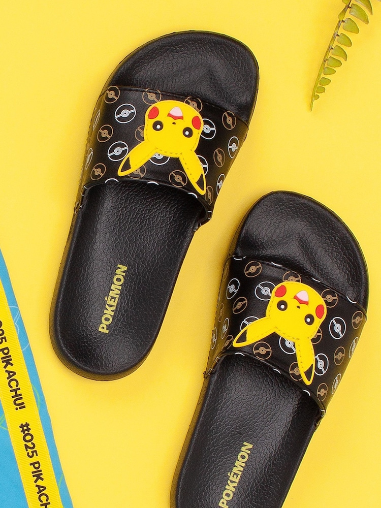 Vanilla Underground Black Boys Pokemon Pikachu Sliders - Image 2 of 8