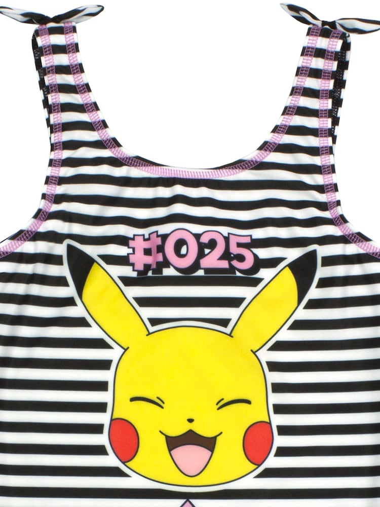 Vanilla Underground Black Girls Pokemon Pikachu Swimming Costume 1 Piece - Image 3 of 8