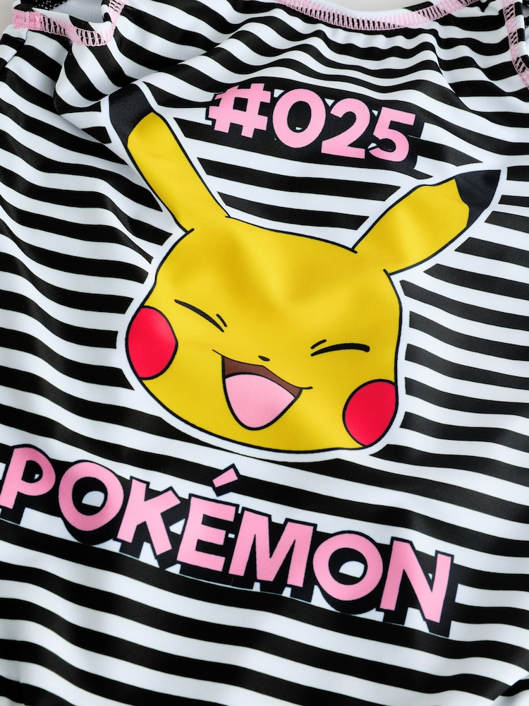 Vanilla Underground Black Girls Pokemon Pikachu Swimming Costume 1 Piece - Image 4 of 8