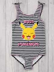 Vanilla Underground Black Girls Pokemon Pikachu Swimming Costume 1 Piece - Image 6 of 8