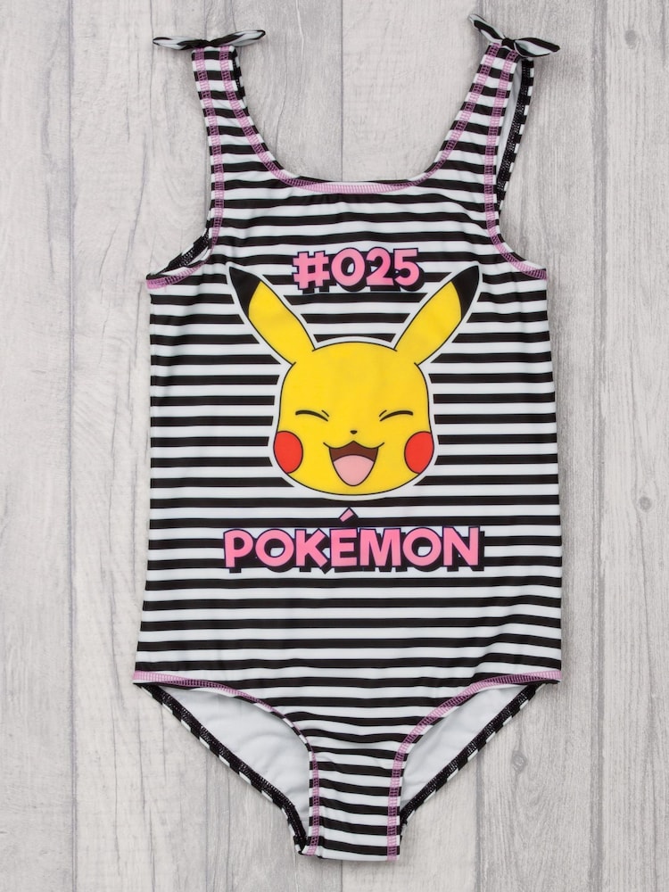 Vanilla Underground Black Girls Pokemon Pikachu Swimming Costume 1 Piece - Image 6 of 8