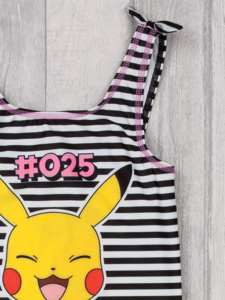 Vanilla Underground Black Girls Pokemon Pikachu Swimming Costume 1 Piece - Image 7 of 8