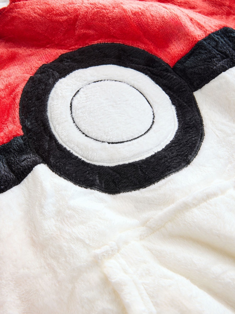 Vanilla Underground Large Unisex Kids Pokemon Pokeball Graphic Print Blanket 100% Cotton Hoodie - Изображение 3 из 3