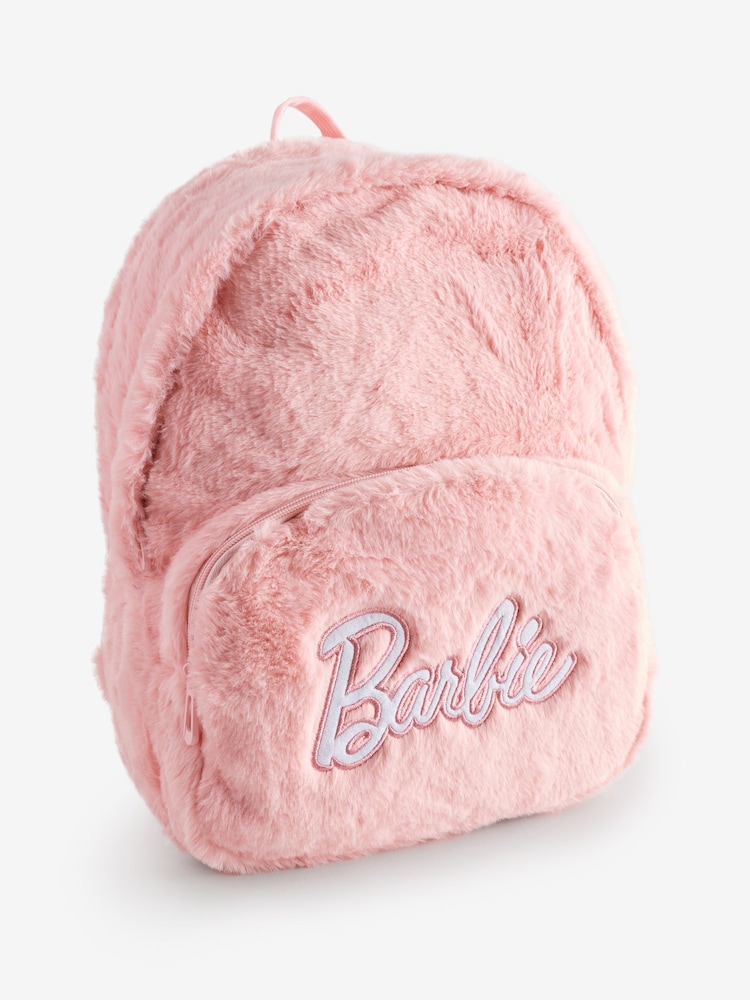 Vanilla Underground Pink Barbie Furry Backpack - Image 1 of 3