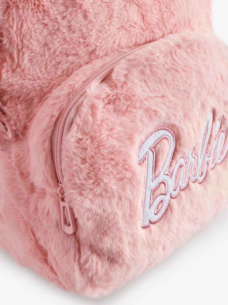 Vanilla Underground Pink Barbie Furry Backpack - Image 2 of 3