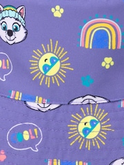 Vanilla Underground Purple Girls Paw Patrol Multicoloured Bucket Hat - Image 4 of 4