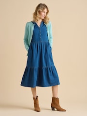 Brakeburn Blue Frill Neck Cardigan - Image 5 of 5