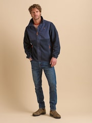 Brakeburn Blue Fleece Jacket - Image 1 of 6