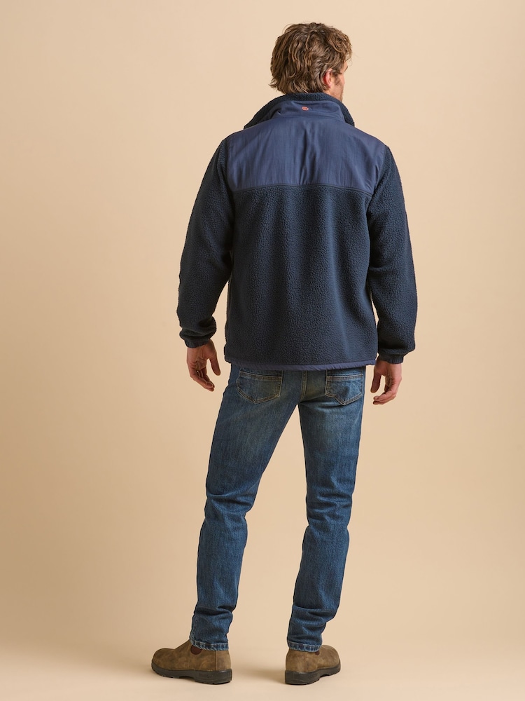 Brakeburn Blue Fleece Jacket - Image 2 of 6