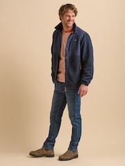 Brakeburn Blue Fleece Jacket - Image 3 of 6