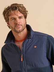 Brakeburn Blue Fleece Jacket - Image 5 of 6