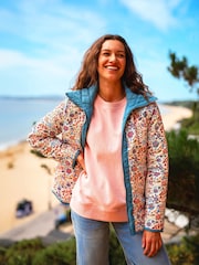 Brakeburn Blue Secret Garden Reversible Jacket - Image 1 of 6