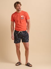 Brakeburn Blue Beach Swimshorts - Image 1 of 6