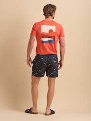 Brakeburn Blue Beach Swimshorts - Image 3 of 6