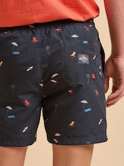 Brakeburn Blue Beach Swimshorts - Image 5 of 6