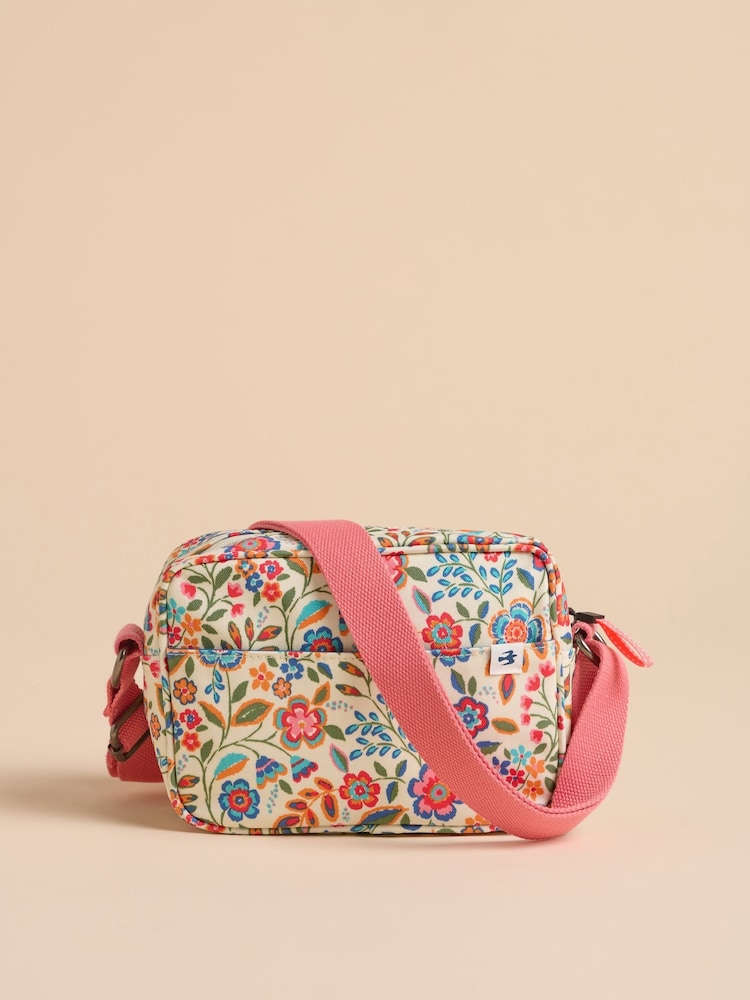 Brakeburn Medium Secret Garden 100% Cotton Cross-Body Bag - Bild 1 von 4