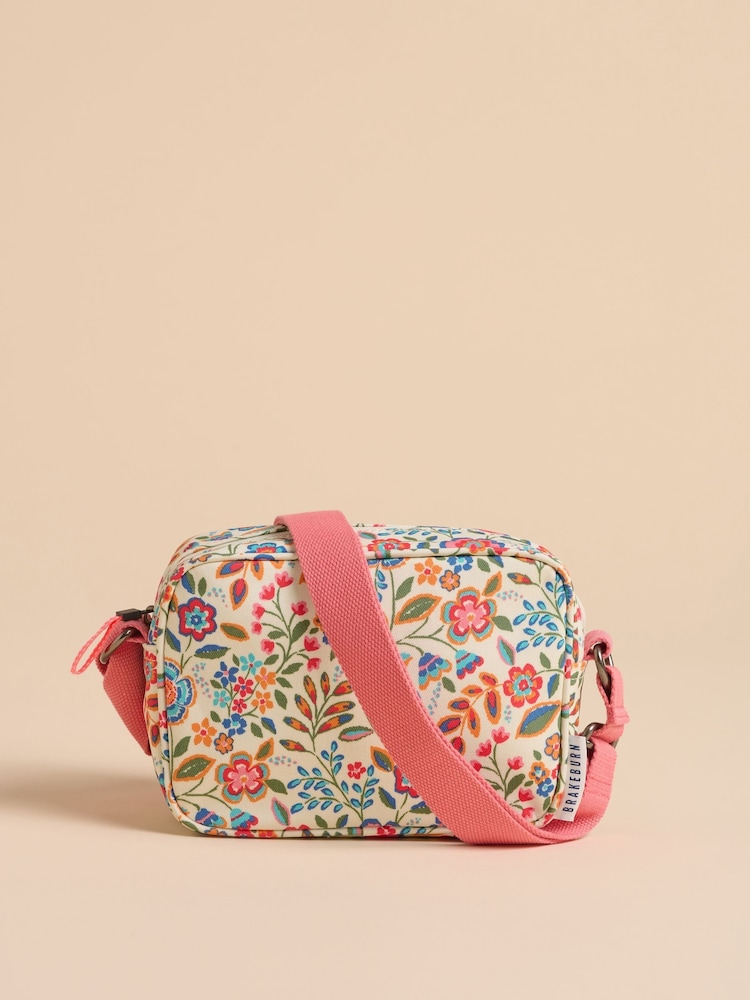 Brakeburn Medium Secret Garden 100% Cotton Cross-Body Bag - Bild 2 von 4