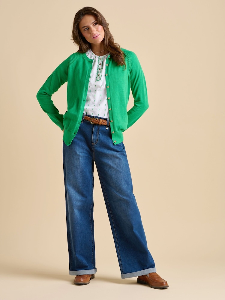 Brakeburn Green Kelly Classic Cardigan - Image 1 of 5