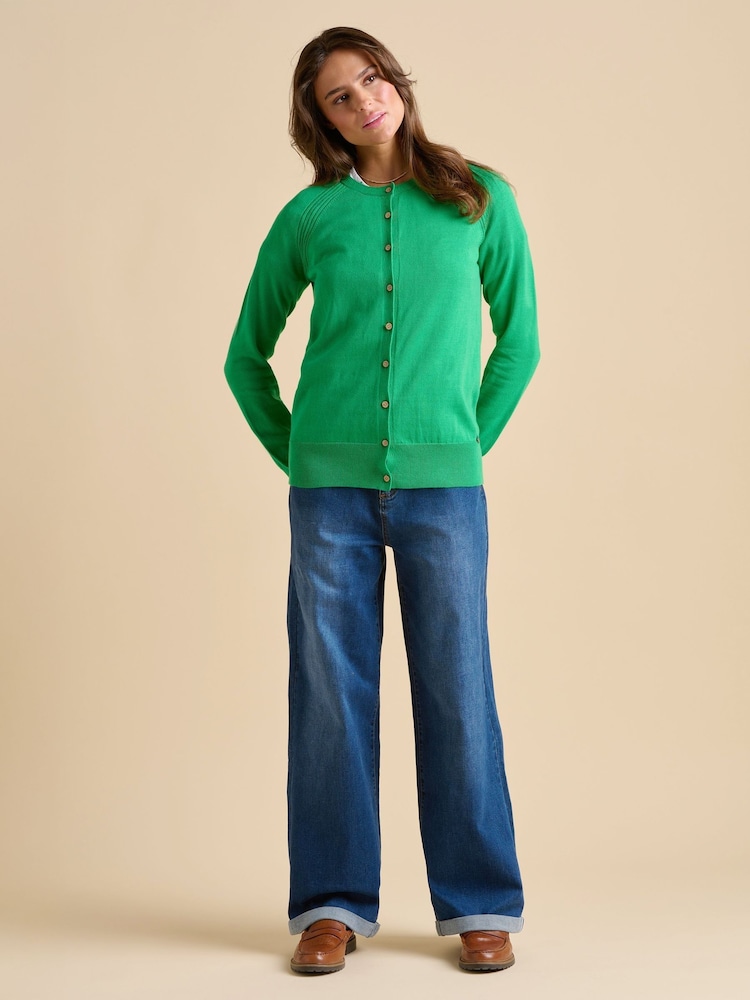 Brakeburn Green Kelly Classic Cardigan - Image 5 of 5