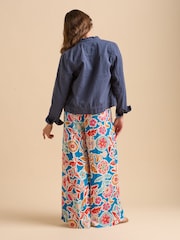 Brakeburn Blue Ruffle Neck Jacket - Image 2 of 6