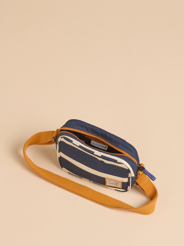 Brakeburn Blue Medium Harbour Cross-Body Bag - Image 3 of 4